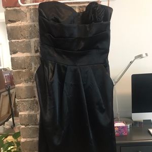 Black Cocktail Dress WITH POCKETS